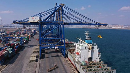 大連口岸今年新增首條集裝箱內貿航線正式開通運營，助力國內貿易蓬勃發展